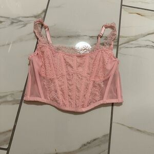 Victoria's Secret Pink Lace Bustier
